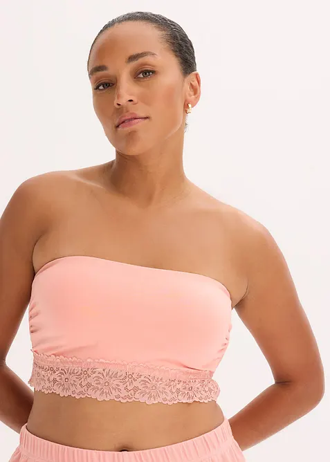 Bandåbehå med ekologisk bomull (2-pack), bonprix