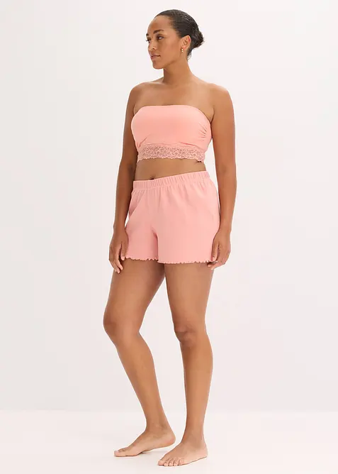 Bandåbehå med ekologisk bomull (2-pack), bonprix