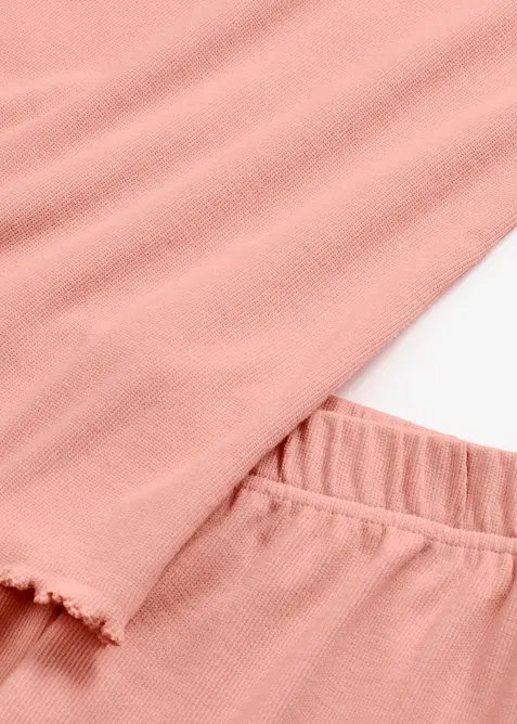 Pyjamas med shorts och ljuvlig spets, bonprix
