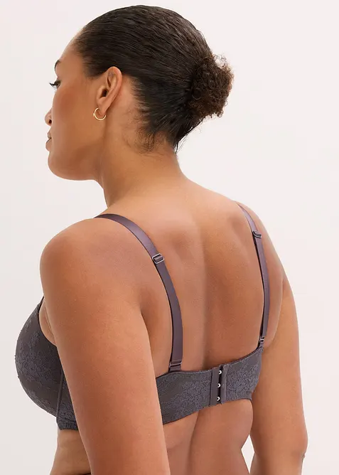 Balconette-BH med skir spets (2-pack), bonprix