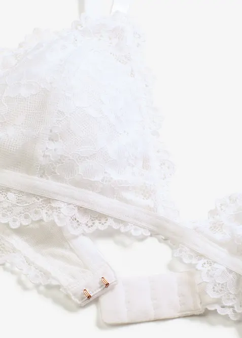 BH med triangelformade kupor utan bygel, bonprix