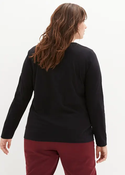 L&aring;ng&auml;rmad topp (2-pack), bonprix