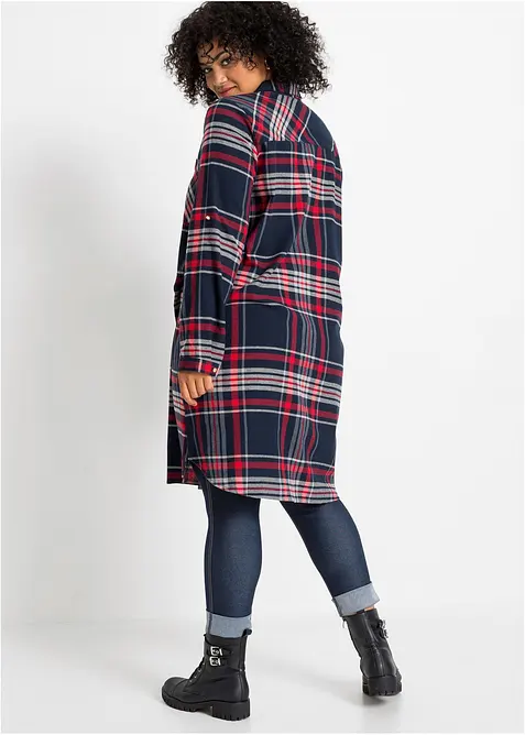 Skjortklänning i ren bomull, bonprix