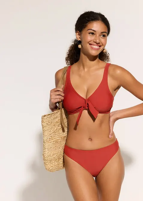 Bikini (2 delar) med knytband, bonprix