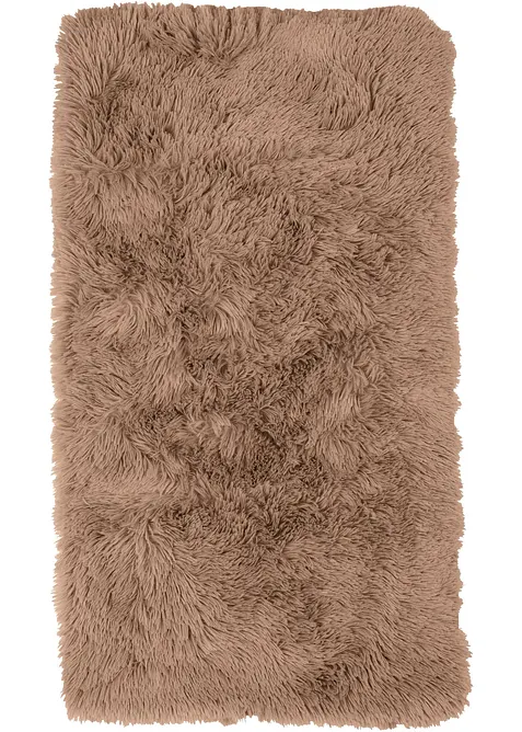 Badrumsmatta med syntetpäls och memoryskum, bonprix