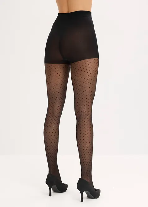 Strumpbyxa med nätmönster (30 den), bonprix