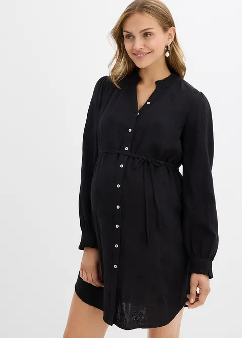 Mamma-blusklänning i mjuk bomullsmuslin, bonprix