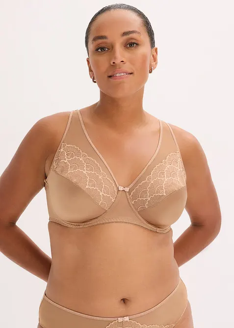 Bygel-BH med glansiga effekter (2-pack), bonprix