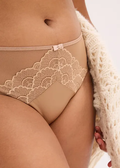 Trosa med glansiga effekter (2-pack), bonprix