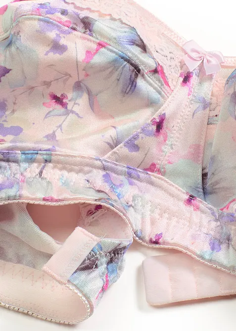 Avlastande BH utan bygel och med vadderade axleband, bonprix