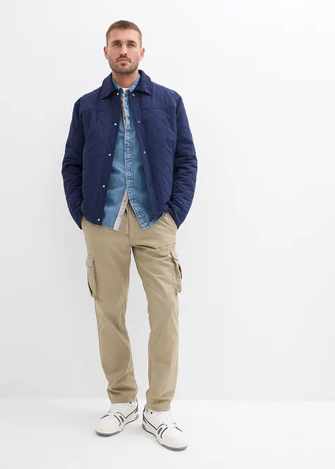 Jeansskjorta i ren bomull, bonprix