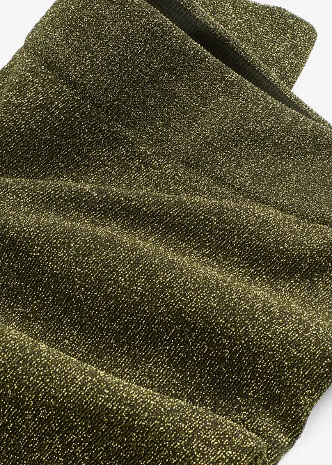 Termoleggings av glittrande garn, bonprix