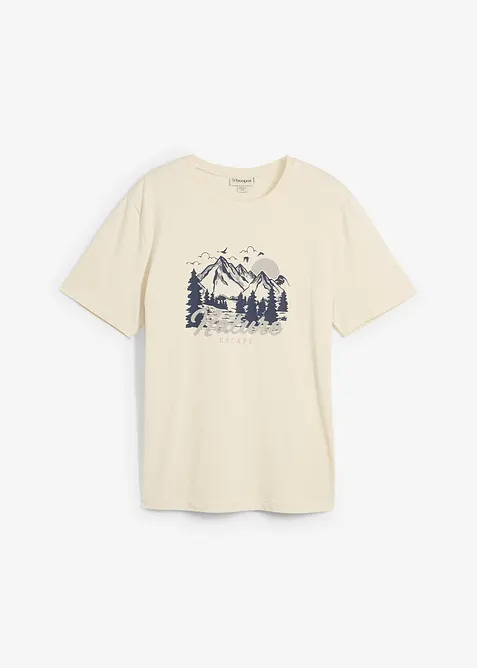 T-shirt i ren ekologisk bomull, bonprix