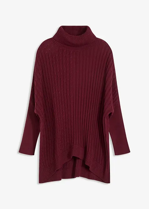 Oversizetröja med poncholook, bonprix