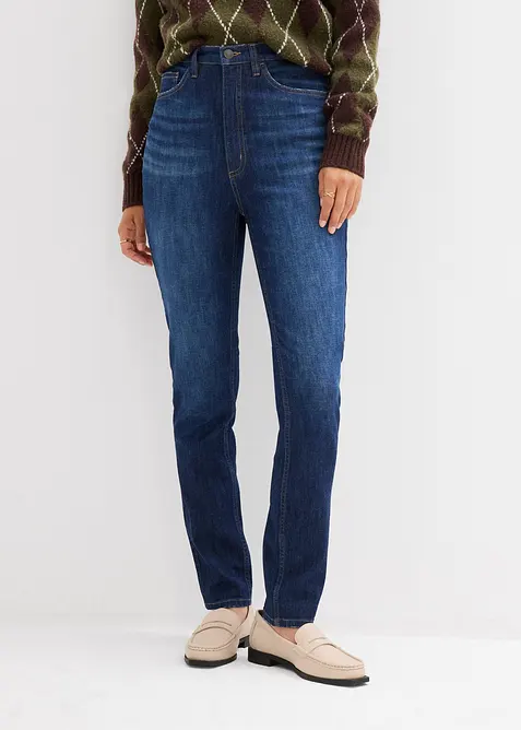 Skinny Jeans High Waist, Cropped, bonprix