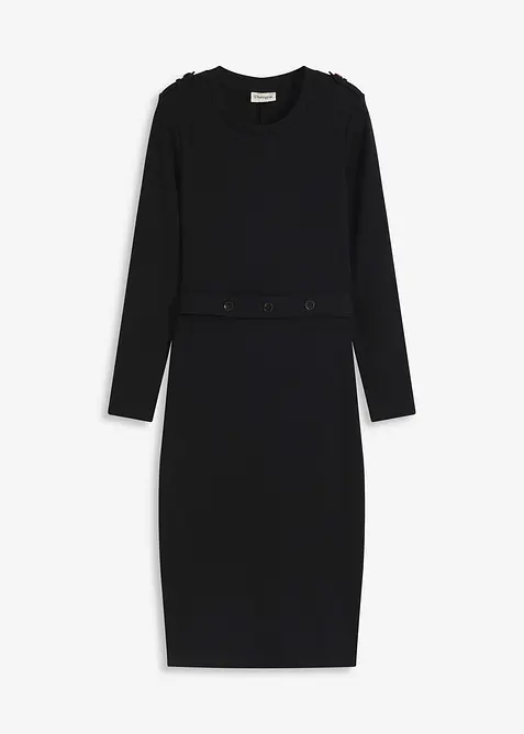 Mellanlång klänning, bonprix