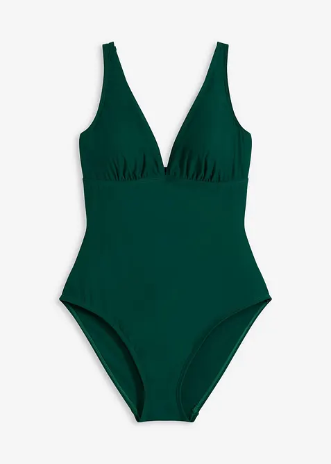 Baddräkt med medelhög formande effekt och djup ringning, bonprix