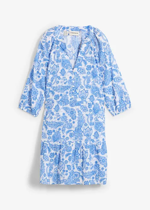 Lång tunika av ren bomull, bonprix