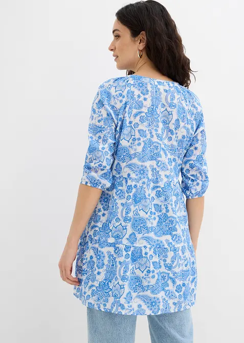 Lång tunika av ren bomull, bonprix