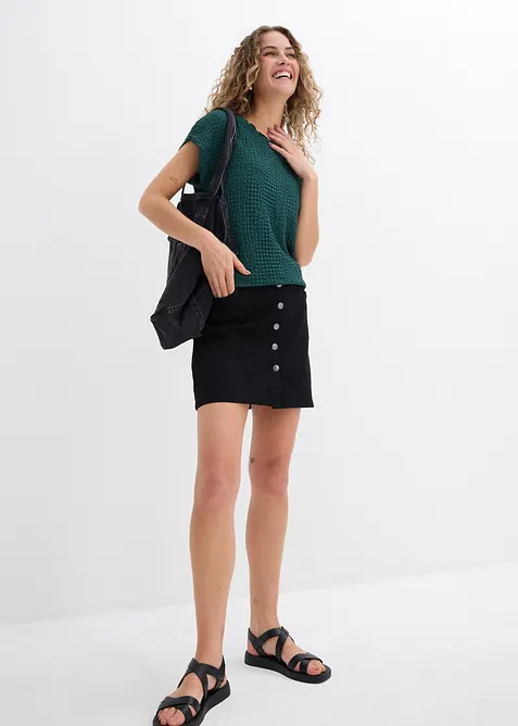 Topp i lätt crepe, bonprix