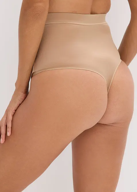 Shaping-stringtrosa i glänsande material med lätt formande effekt (2-pack), bonprix