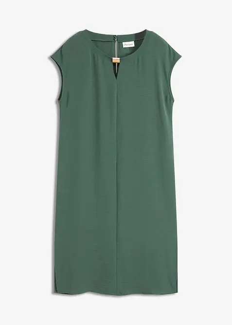 Klänning i material med struktur, bonprix