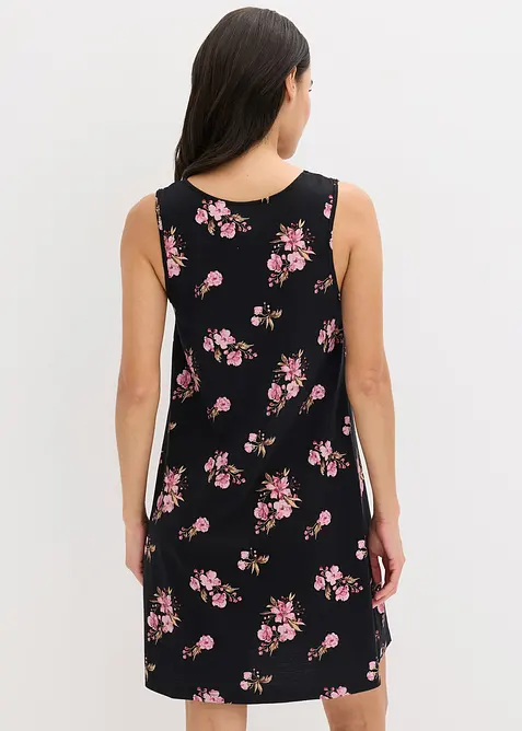 Kort nattlinne av mjuk viskosmix, bonprix