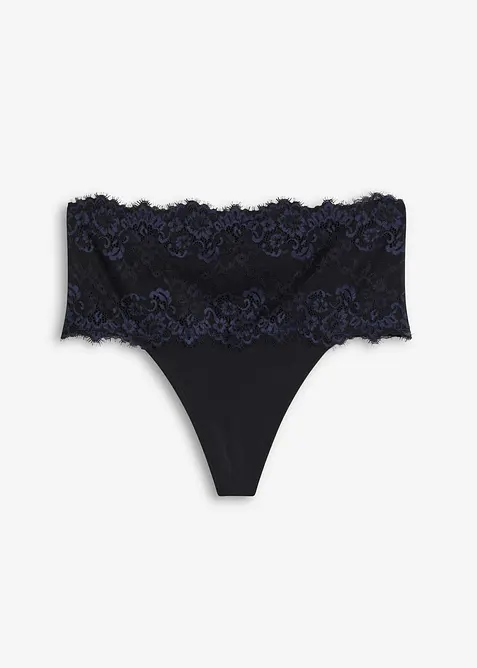 Stringtrosa med spets och medelhög formande effekt, bonprix