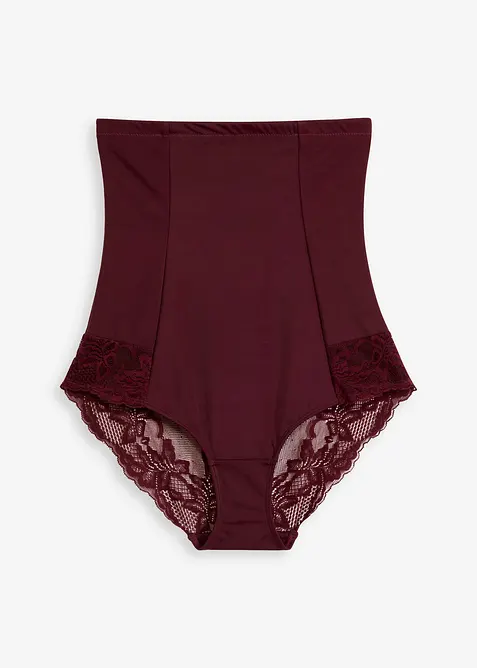 Hipstertrosa med hög midja, spets och kraftigt formande effekt, bonprix