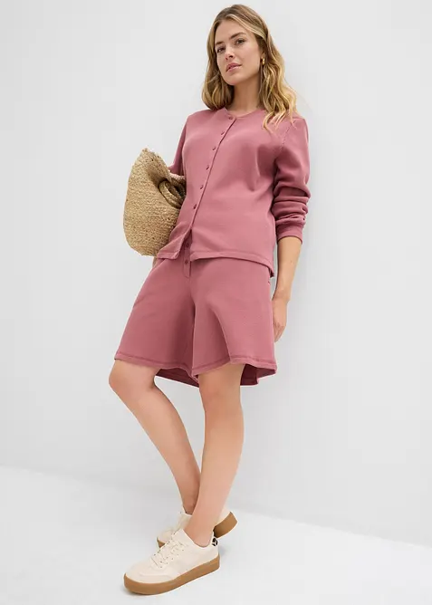 Dra på-shorts i ren bomull, bonprix