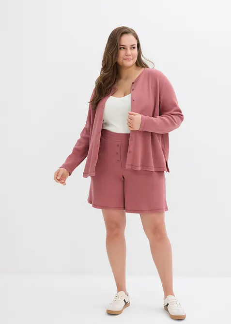 Dra på-shorts i ren bomull, bonprix