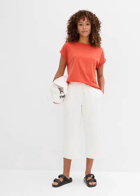 T-shirt av ren ekologisk bomull (2-pack), bonprix