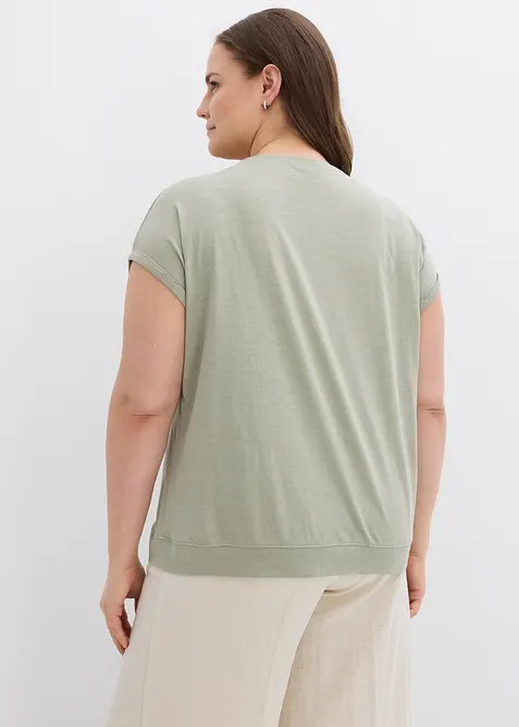 T-shirt av ren ekologisk bomull (2-pack), bonprix