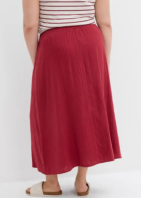 Maxikjol av muslin, bonprix