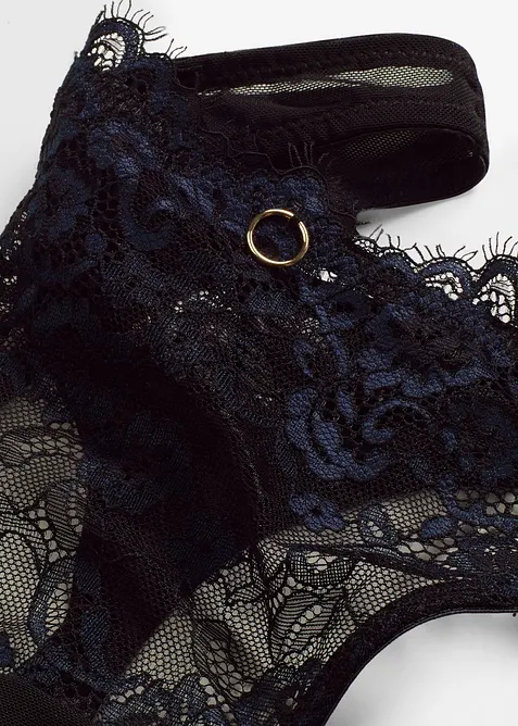 Stringtrosa i skir spets, bonprix