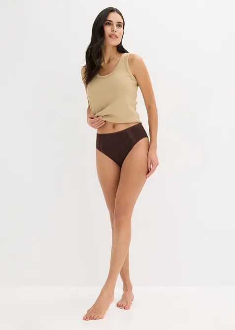 Maxitrosa med ekologisk bomull (4-pack), bonprix