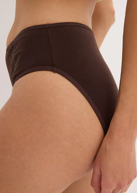 Maxitrosa med ekologisk bomull (4-pack), bonprix