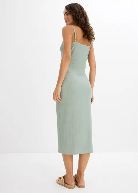 Midiklänning av tunn kräpp, bonprix