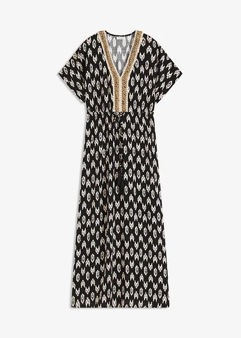 Maxiklänning i följsam viskos, bonprix
