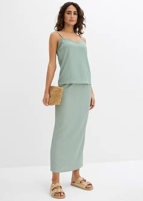 Linne i tunn kräpp, bonprix