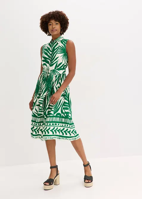 Blusklänning i följsam viskos, bonprix