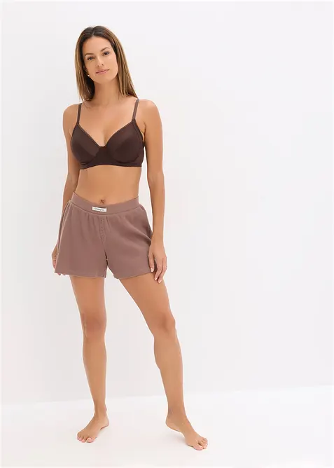 BH med bygel och glansiga effekter (2-pack), bonprix