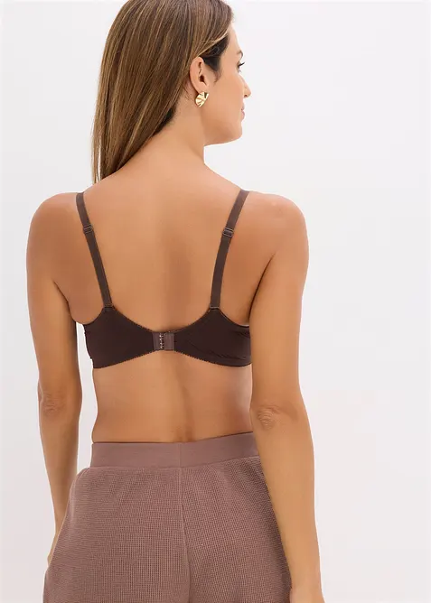 BH med bygel och glansiga effekter (2-pack), bonprix