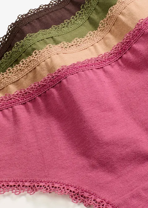 Braziliantrosa med bomull (5-pack), bonprix