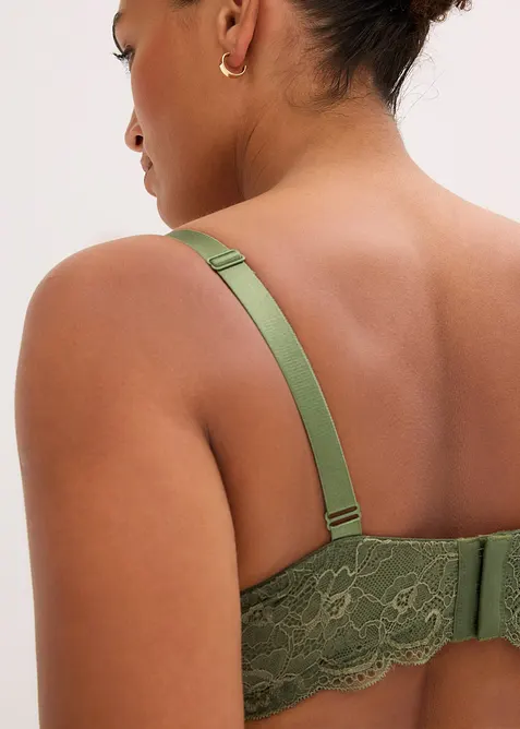 Formpressad BH med fin spets, bonprix