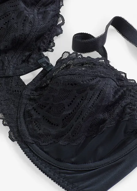 BH med bygel och glansiga effekter, bonprix