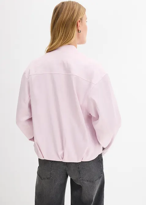 Blusjacka av glansig, mjuk viskosmix, bonprix