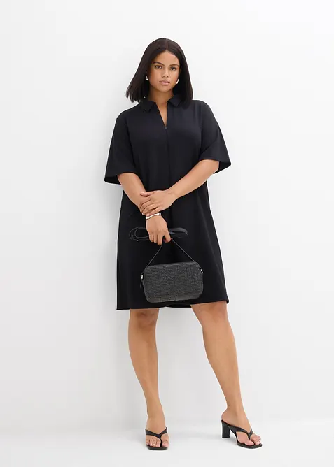 Kl&auml;nning av stabil trik&aring; med tenniskrage, bonprix