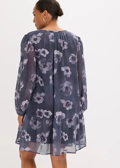 Chiffongkl&auml;nning i kort modell, bonprix