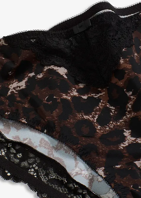 Maxitrosa med skir spets (2-pack), bonprix